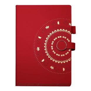 2026年新款日程本笔记本本子时间管理效率手册周计划记事本一天一页日记本日历国潮风a5马年礼盒定制可印logo