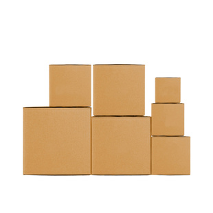 正方形纸箱硬纸盒3层5层快递打包扁平半高纸壳箱批发加厚硬包装盒