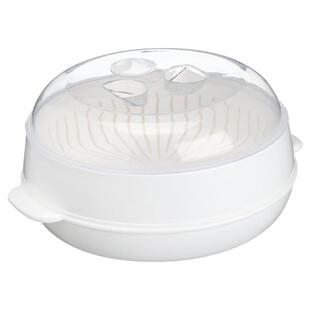 茶花蒸笼微波炉专用小型家用微波大小号碗塑料加热器皿馒头带盖碗