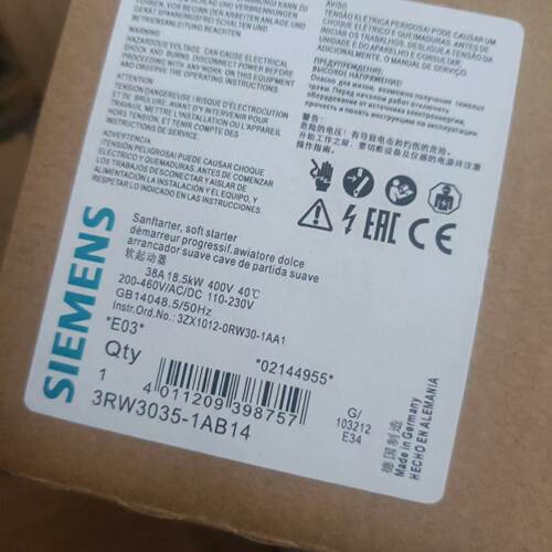 3RW3035-1AB14 全新原装正品 标价