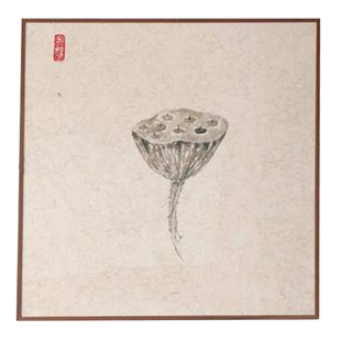 国画装裱画框中式书法字画裱画框铝合金木纹贴皮相框挂墙外框定制