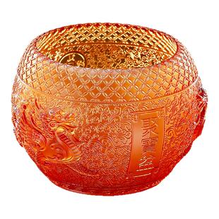 黄金万两琉璃聚宝盆香炉摆件客厅桌面办公前台摆放朋友开业送礼