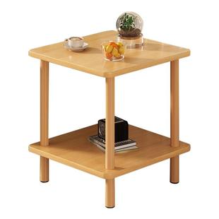 床头柜子置物架小型实木出租房用现代简约家用卧室简易极窄床边柜