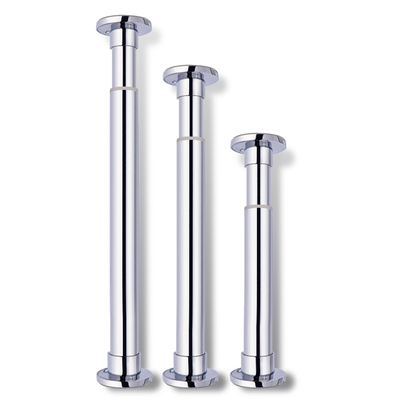 不锈钢伸缩晾衣杆304免钉浴帘杆