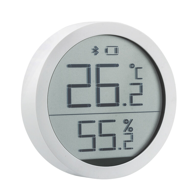 青萍蓝牙电子温湿度表磁吸式高精度湿度表高亮显示屏雪茄盒用