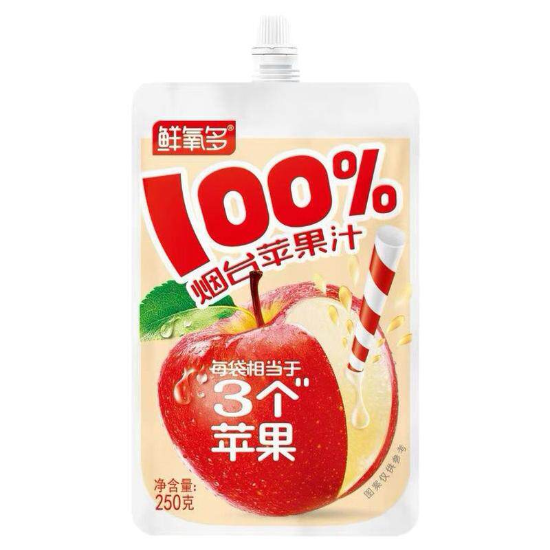 鲜氧多100%烟台苹果汁