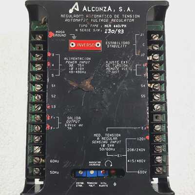 ALCONZA S.A. MCR 440/PH AVR AUTOMATIC VOLTAGE REGULATOR