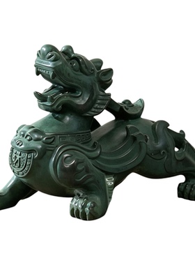 双翼神兽，文化精品，顶顶摆件！