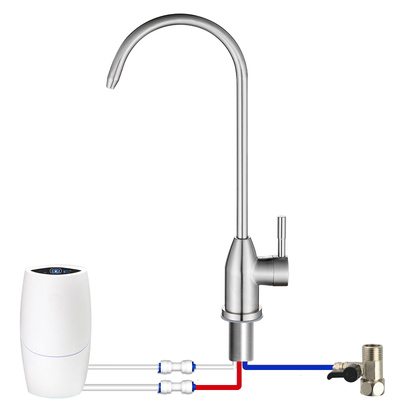 无压净水器水龙头益之源台下改装