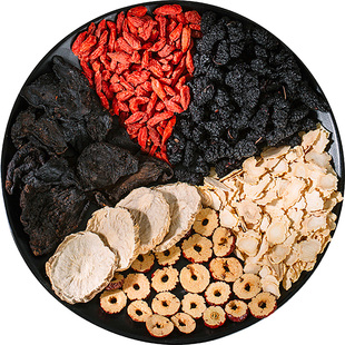 桑葚枸杞茶黑枸杞红枣干男士养生茶包女人熬夜泡水喝的东西花果茶