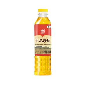 中粮 塔原纯红花籽油400ml*5瓶 共2升 健康食用油 送丝巾