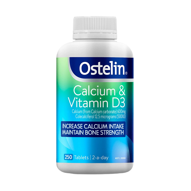 Ostelin奥斯特林成人维生素D钙片中老年人K2孕妇D3K2补钙氨糖澳洲