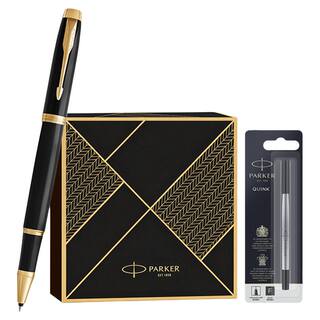 【生日礼物】派克PARKER IM纯黑丽雅金夹宝珠笔致远礼盒男士女士生日定制刻字签字笔套装电商专属礼盒