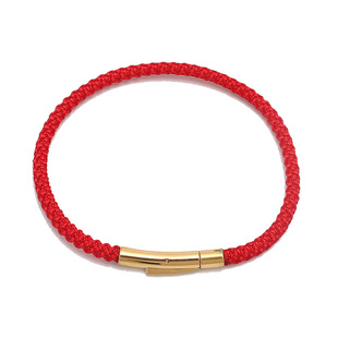 可可爱穿小孔的红绳手链黄金饰品3D硬金转运珠红绳男女本命年手绳