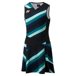 正品YONEX尤尼克斯羽毛球服连衣裙yy网球服女大赛服速干运动裙子