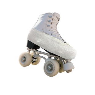 轮滑鞋防磨防刮鞋套彩丝防下滑蹭轮子轮滑冰刀平花速滑溜冰保护套