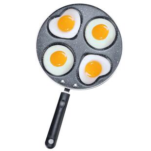 煎鸡蛋汉堡神器荷包蛋平底不粘锅家用煎饼煎蛋饺锅迷你四孔小模具