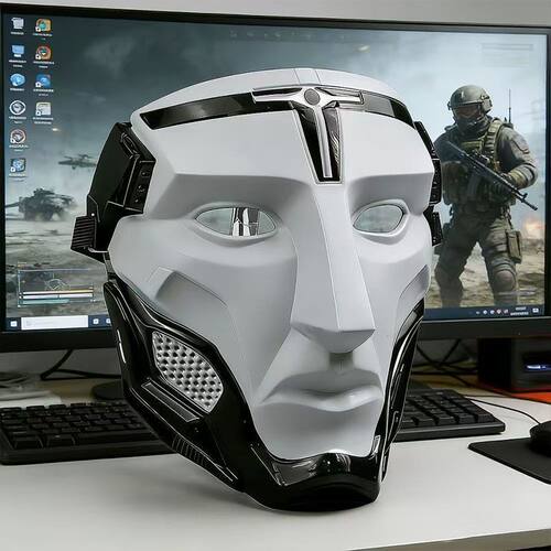 三角洲典狱长面罩3D打印格赫罗斯Cosplay面具通用款可调结松紧