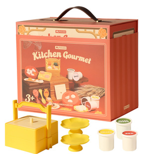 mobee儿童彩泥橡皮泥diy安全无毒粘土幼儿园专用手工黏土模具套装