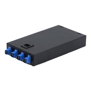 烽易通加厚款 4口/8口SC/ST/FC/LC单模多模满配4口SC终端盒桌面型光纤接续盒光缆满配含法兰尾纤熔接盒电信级