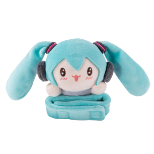 moeyu初音未来放空日常毛绒肩膀趴趴玩偶配饰挂件miku包挂周边