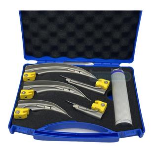 不锈钢麻醉咽喉镜钛钢成人儿童喉镜气管插管急诊抢救全麻