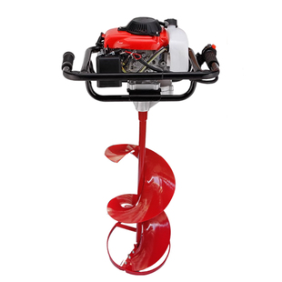 纯汽油大马力四冲程冰钻地钻大功率冰钓钻冰神器电线杆打桩挖坑机