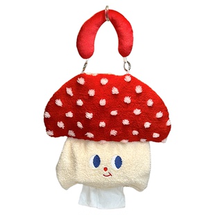 可爱纸巾挂袋悬挂式卫生间洗脸巾抽纸盒车载床头壁挂式毛绒收纳包