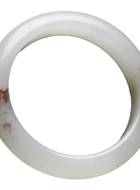 天然名族风女玉石飘花手镯带证书