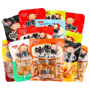 馋嘴猴豆干500g小包装手磨豆干散装香辣鸡汁多口味官方旗舰店零食