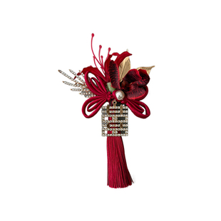 新中式喜字胸针婚礼新郎新娘父母襟花家人全套伴娘伴郎嘉宾胸花