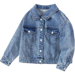 巴拉巴拉女童牛仔外套宝宝春秋季装新款童装儿童洋气休闲纯棉上衣