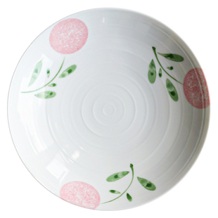 西田木雨 高颜值碗盘 粉色温柔风家用米饭碗盘子乔迁新居餐具套装