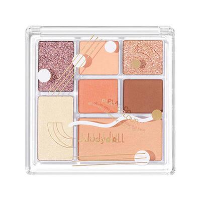 橘朵七色眼影盘持久易上色彩妆盘