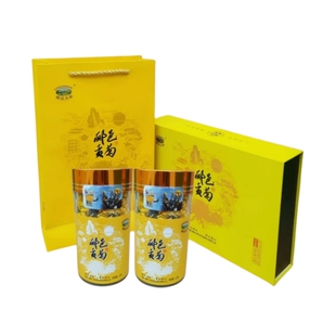 南阳郦邑贡菊花18gx2瓶礼盒装一朵一杯黄菊花草茶河南内乡特产