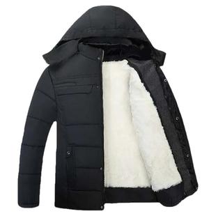 羊皮袄皮毛一体男外套真皮保暖棉袄中老年羊毛羔内胆棉衣加绒厚冬