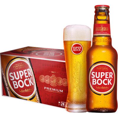 superbock进口黄啤酒一拉即饮