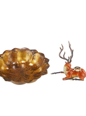 朱炳仁铜鹿王献瑞香薰