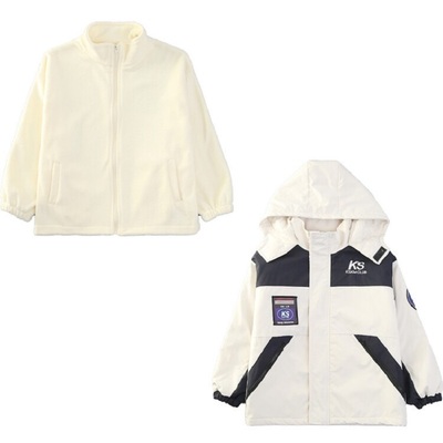 女童三合一冲锋衣秋冬2024新款女大童洋气专业防风户外登山服外套