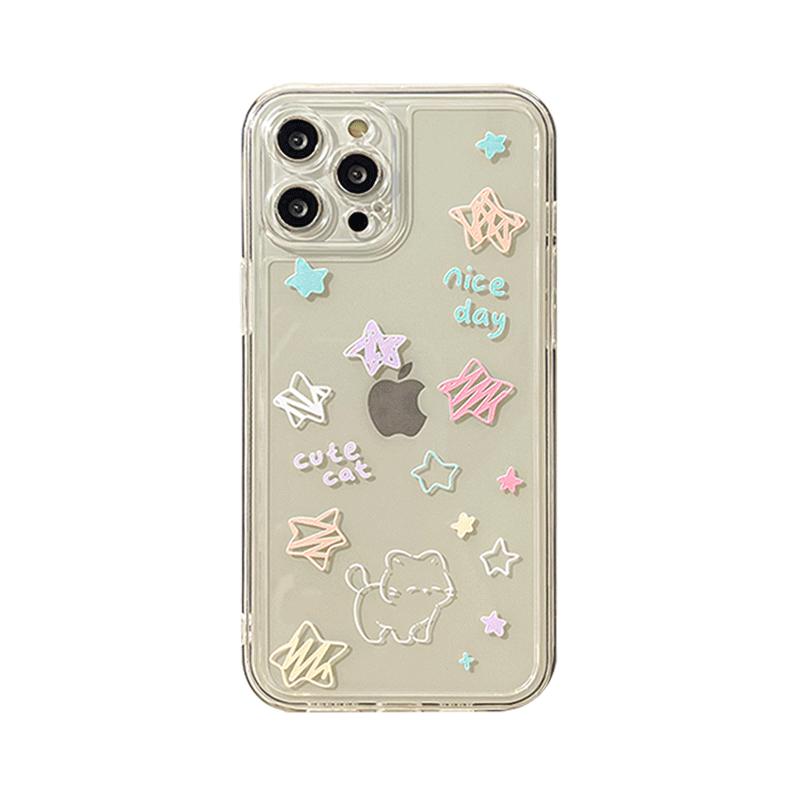 benefit创意卡通可爱新型小猫18pro17pro16适用iphone15promax苹果13手机壳14promax新款12套11女x透明xr硅胶