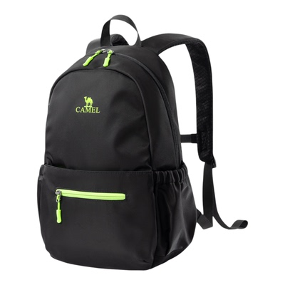 骆驼户外双肩包休闲简约运动背包