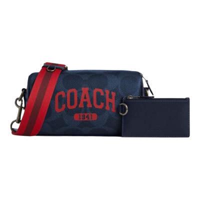 香港代购 专柜正品 COACH/蔻驰新款男包COACH图案AXEL斜挎包