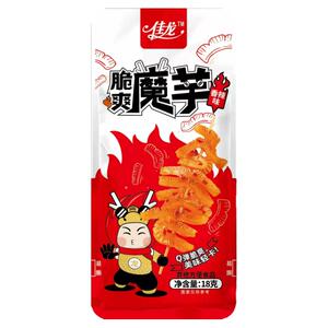 佳龙脆爽魔芋爽素毛肚辣条即食