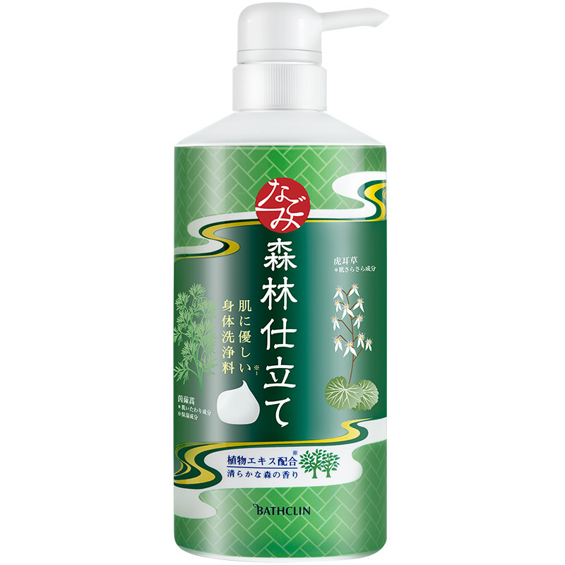 日本舒和沐浴露森香柑橘进口清凉
