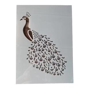 蜡染型糊染模102刻板 动物系列37种加厚 蓝染蓝印花布工具材料包