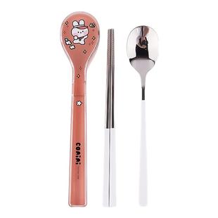 筷勺子便携套装餐具学生儿童收纳盒一人用外带上班个人专用筷子盒