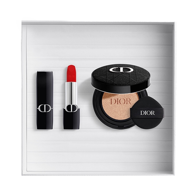 Dior迪奥锁定红唇礼盒口红气垫