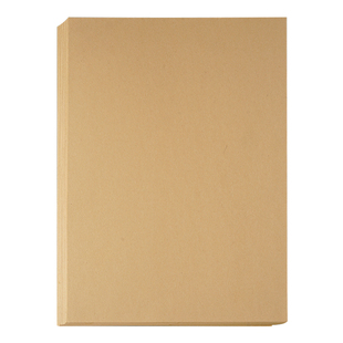 牛皮纸不干胶A4打印纸标签贴纸可粘贴深色纸箱色商标贴定做光面亚面不粘胶空白背胶纸自粘可粘书写黄色资料K1