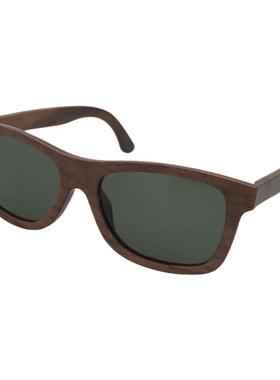 经典商务男女通用型胡桃木全框太阳眼镜 木制墨镜