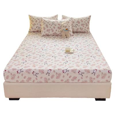 水洗棉防水隔尿床笠床垫罩可机洗